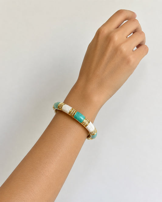 Marble Glow Enamel Bracelet
