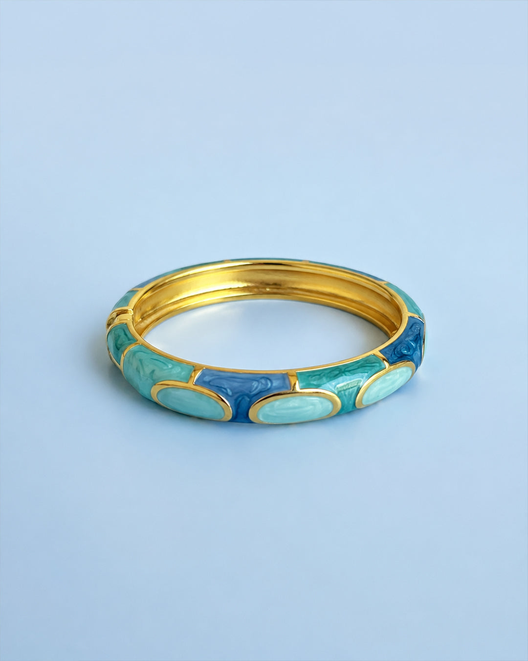 Aqua Royal Enamel Bracelet