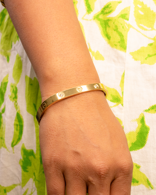 Square Elegance Stainless Steel Cartier Bracelet