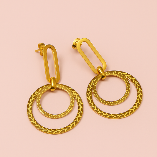 Noor Chakra SS Dangle Earrning