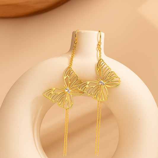 Bold Butterflly Btatement Earrnings