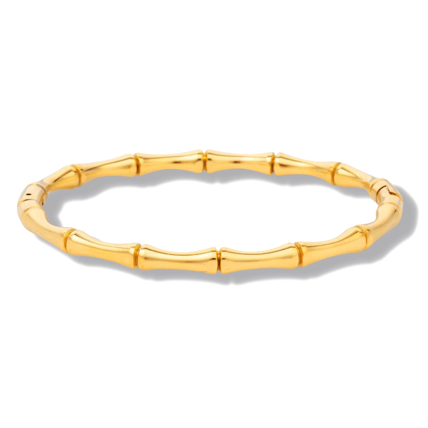 Everyday Stainless Steel Bamboo Bangle Bracelet