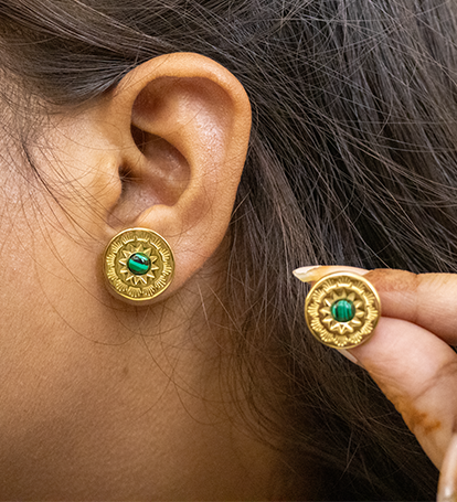 Sol Dots Stud Stainless Steel Earrings