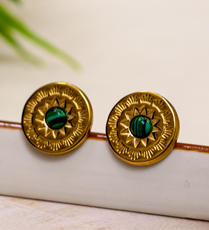 Sol Dots Stud Stainless Steel Earrings