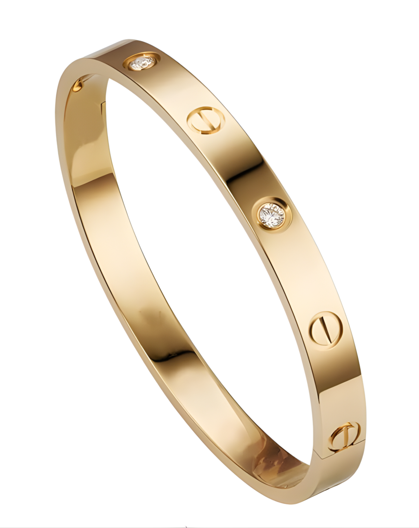Cartier Stainless Steel Bangle Bracelet