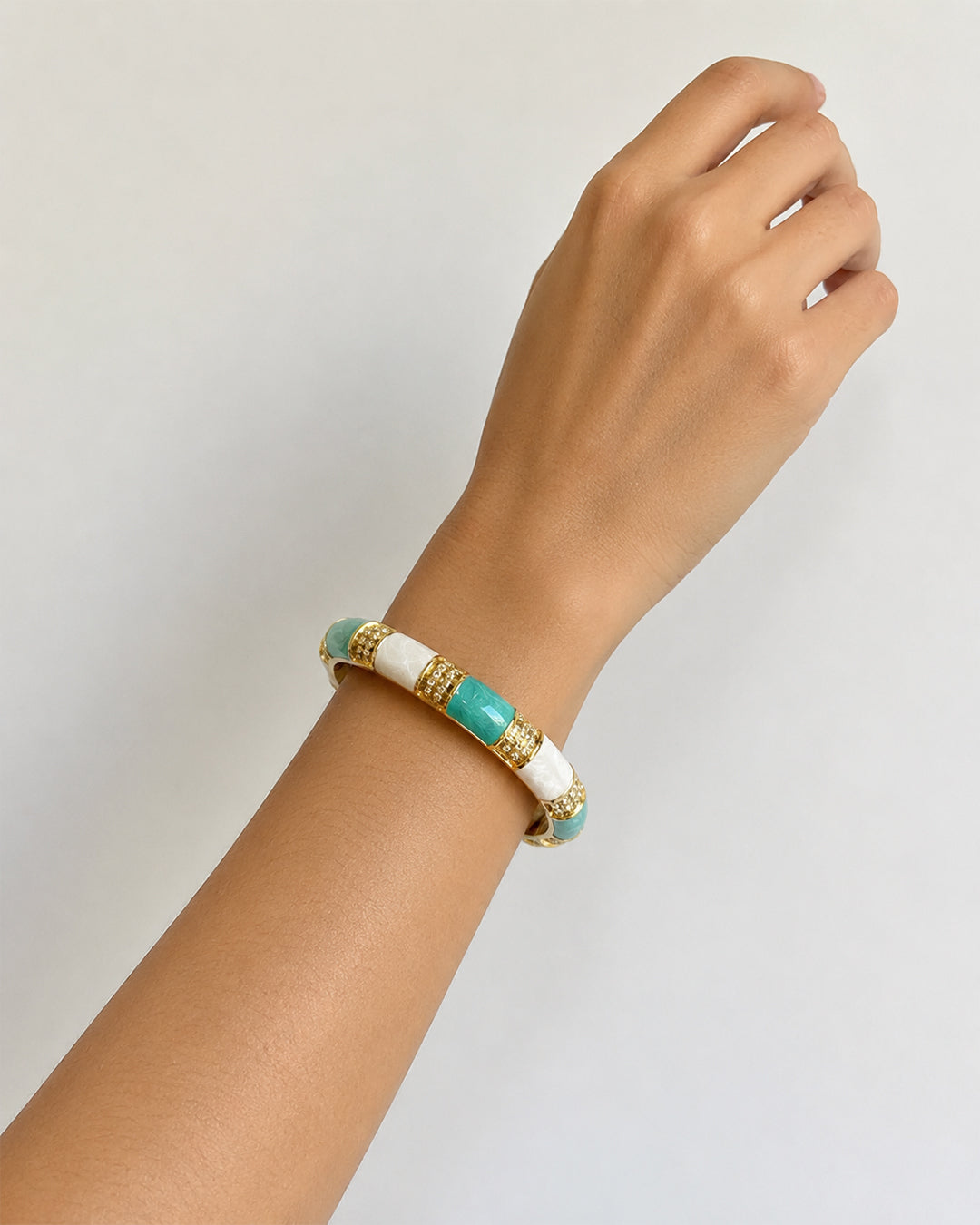 Marble Glow Enamel Bracelet