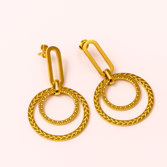 Noor Chakra SS Dangle Earrning