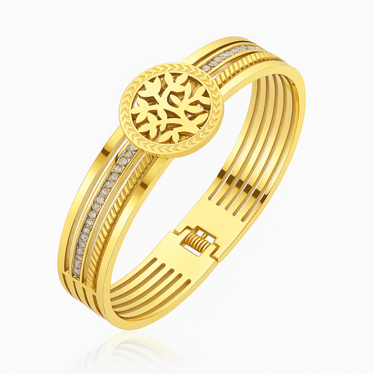 Tree of Grace Bangle Bracelet
