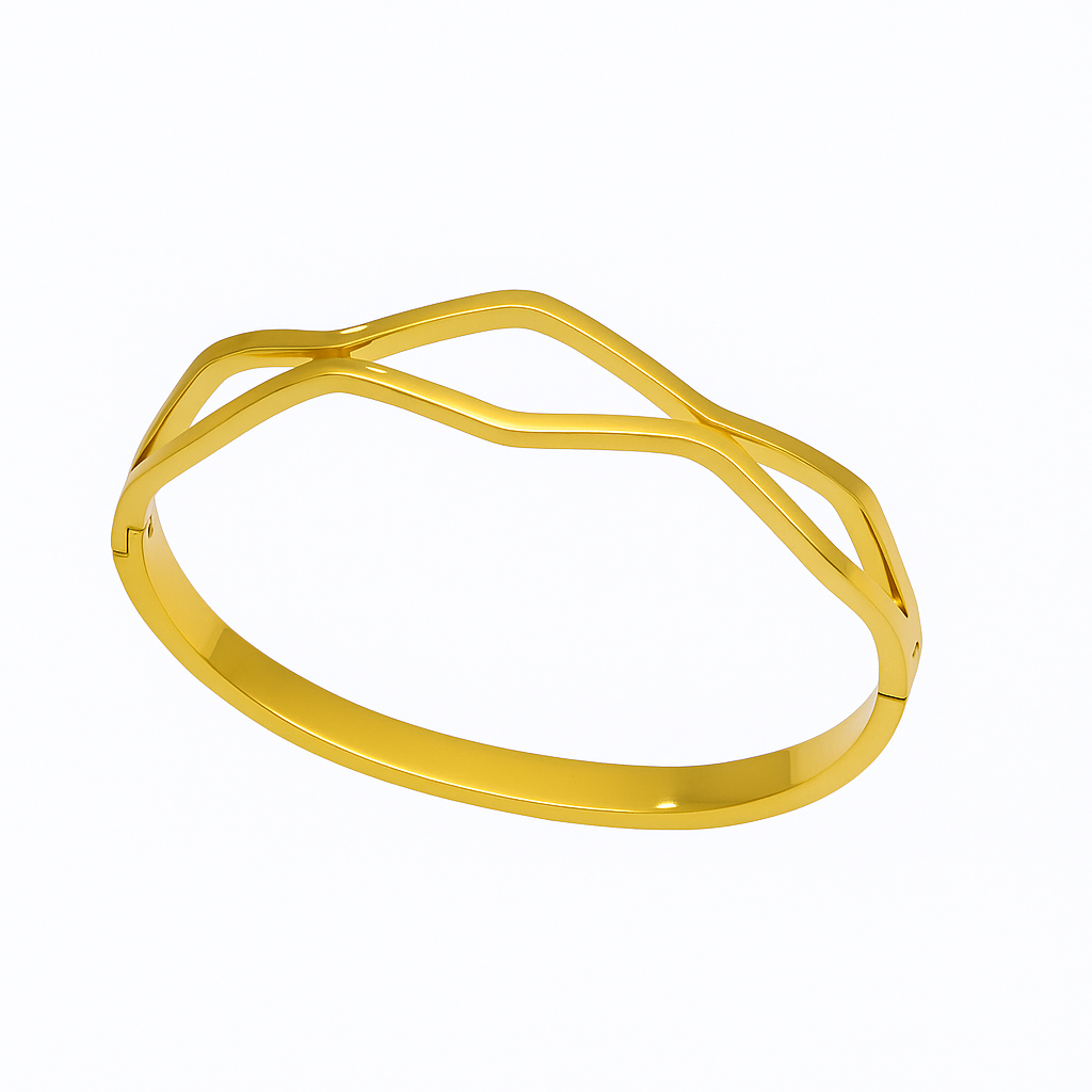 Swarnika Stainless Steel Bangle Bracelet