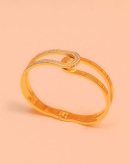 Nuaa Stainless Steel Bangle Bracelet