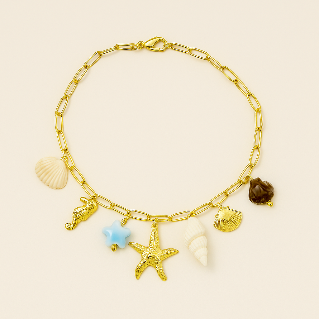 Ocean Love Charm Necklace