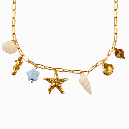Ocean Love Charm Necklace