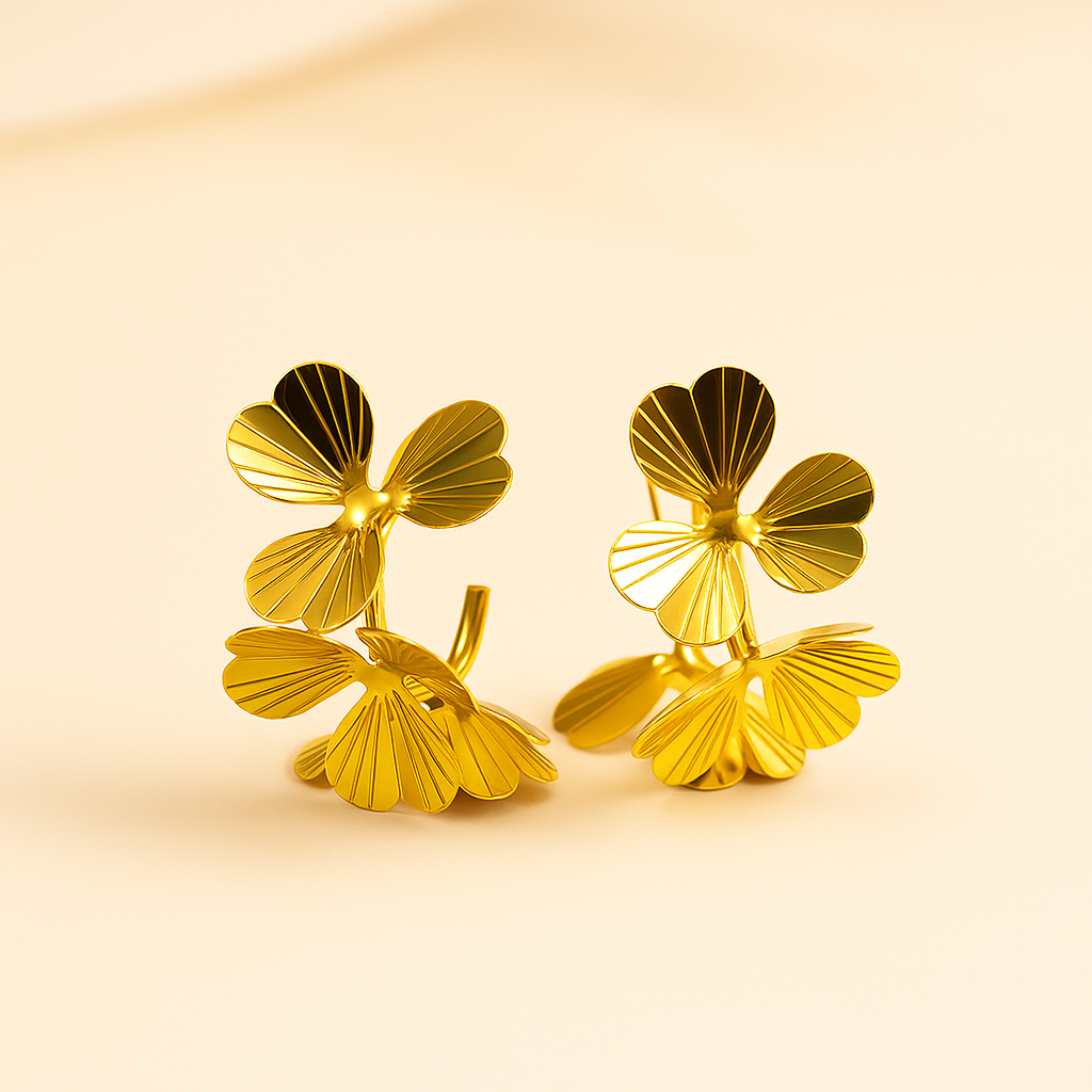 Blossom Trio Statement Earring