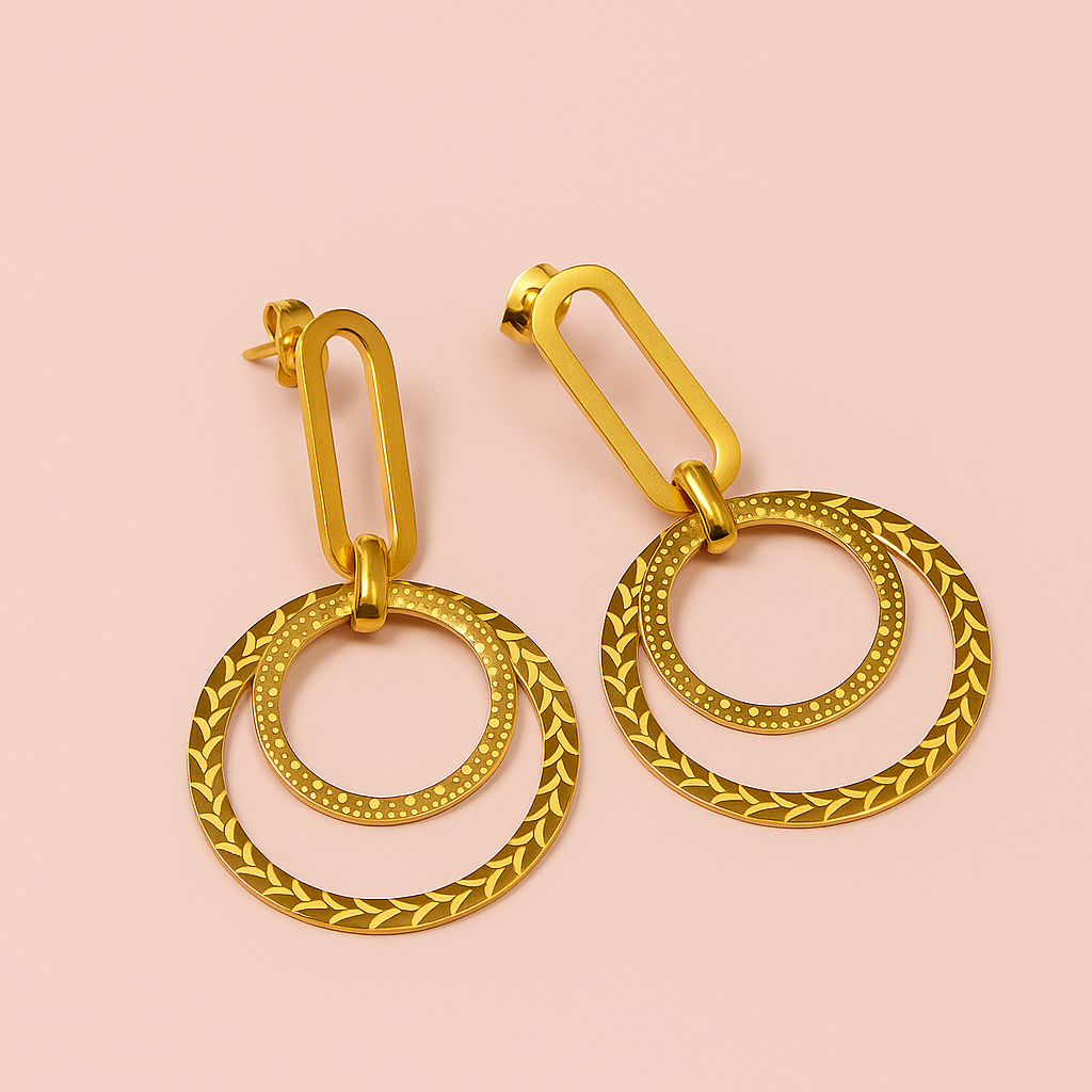 Noor Chakra SS Dangle Earrning