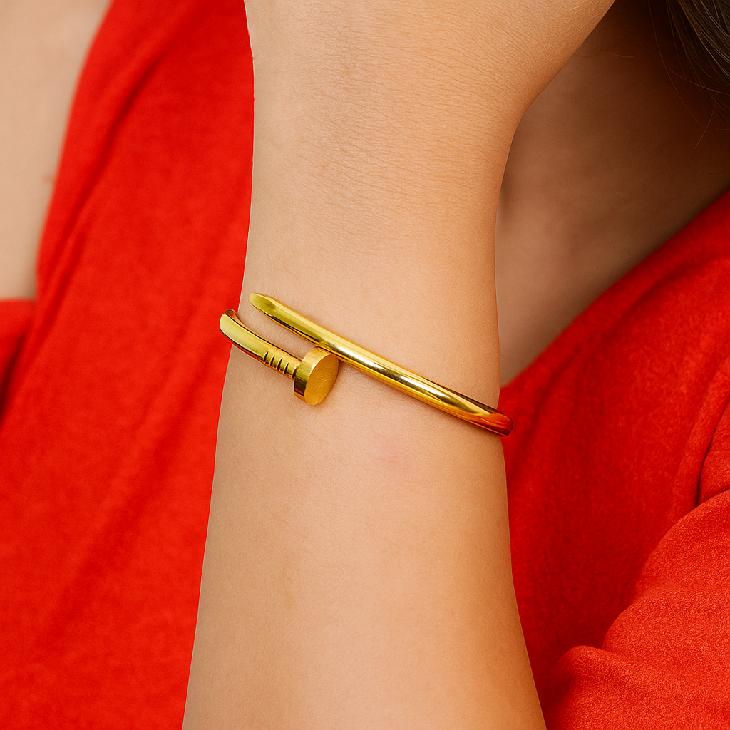 Nail Bangle Bracelet