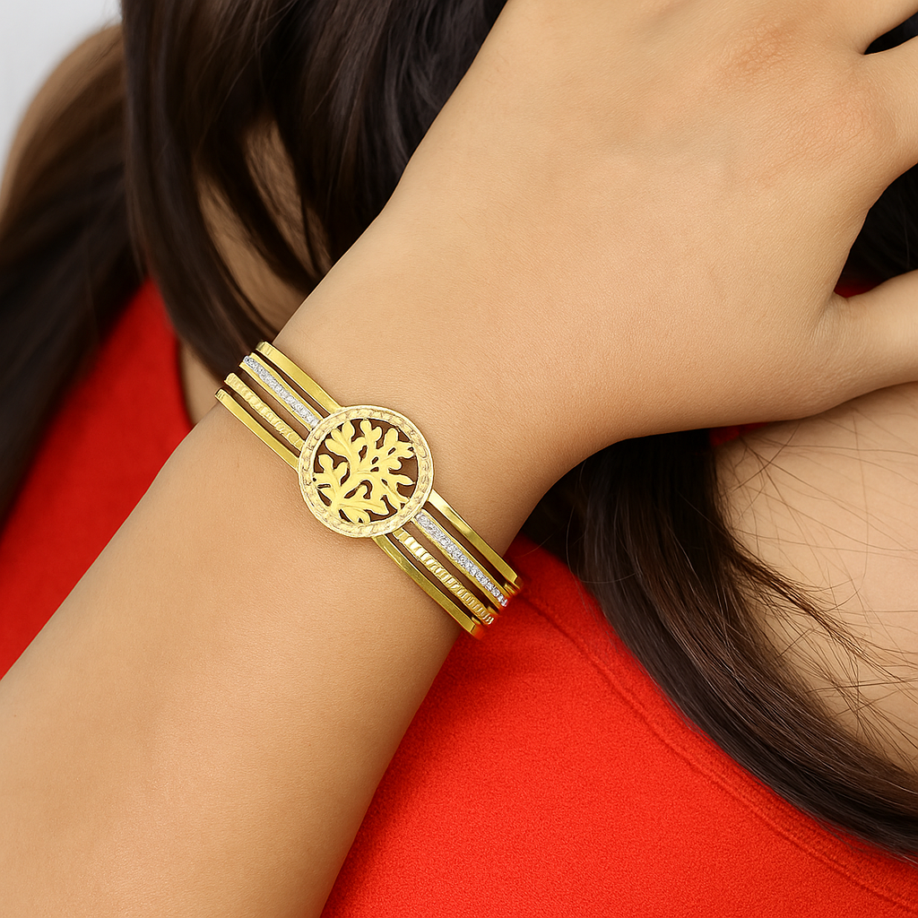Tree of Grace Bangle Bracelet