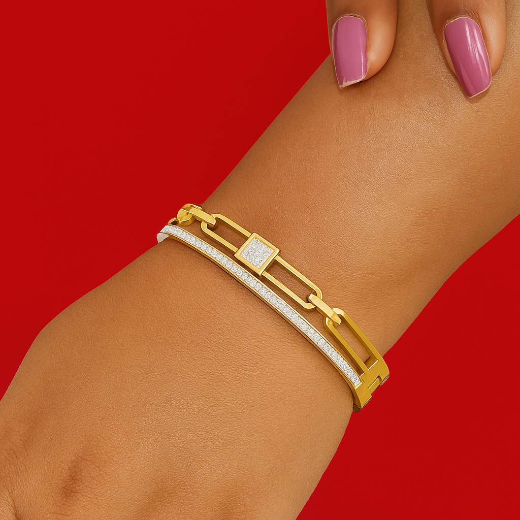 Crystalla Bangle Bracelet