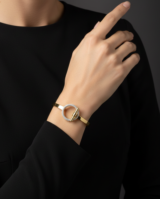 Circle of Grace Stainless Steel Anti Tarnish Bracelet Bracelet