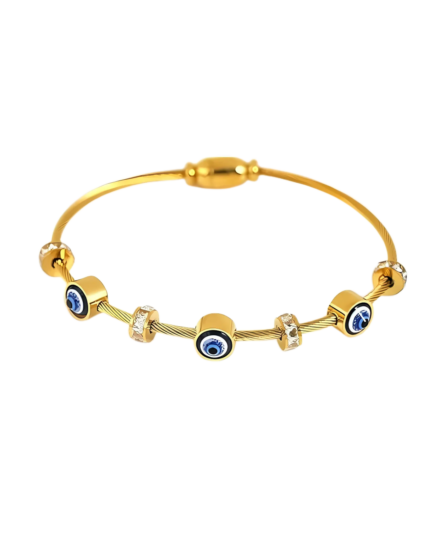 Nazar Stainless Steel Evil Eye Bracelet