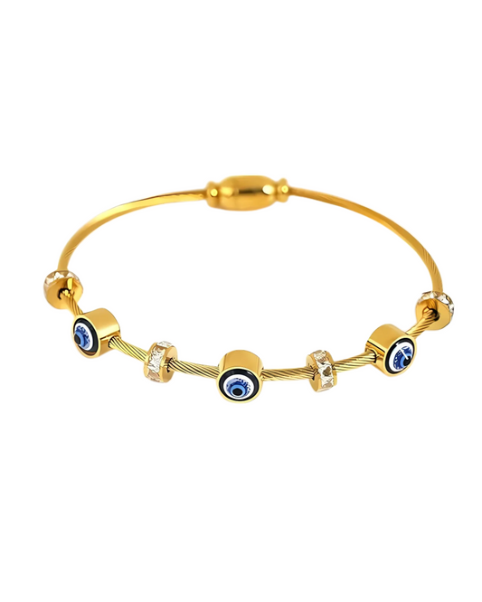 Nazar Stainless Steel Evil Eye Bracelet