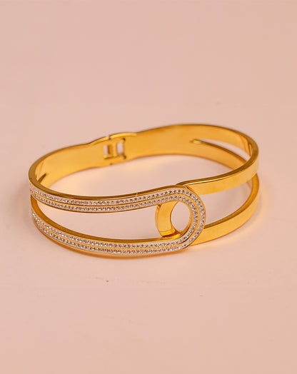 Nuaa Stainless Steel Bangle Bracelet
