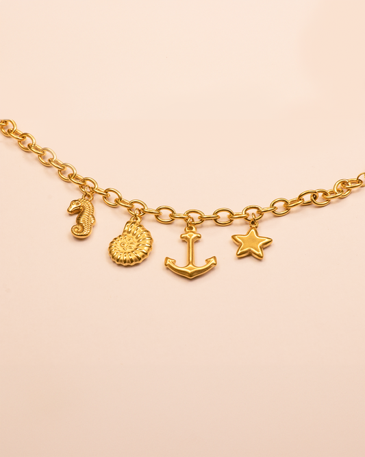 Salty Charms Stainless steel Chain Bracelet