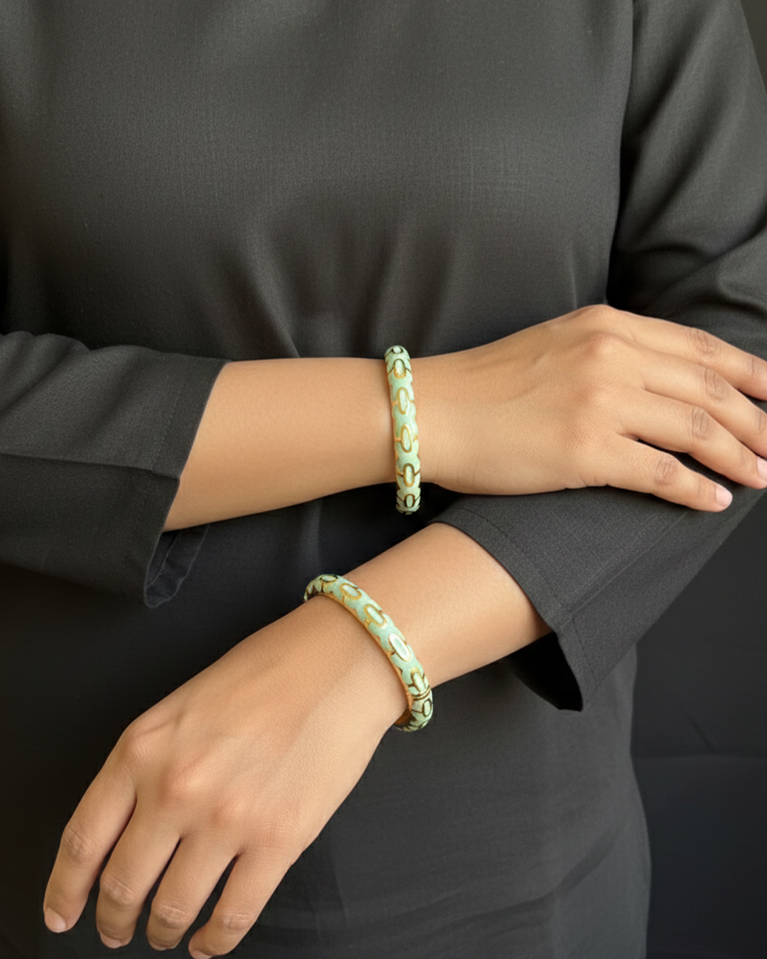 Mint Aura Bracelet Set of 2