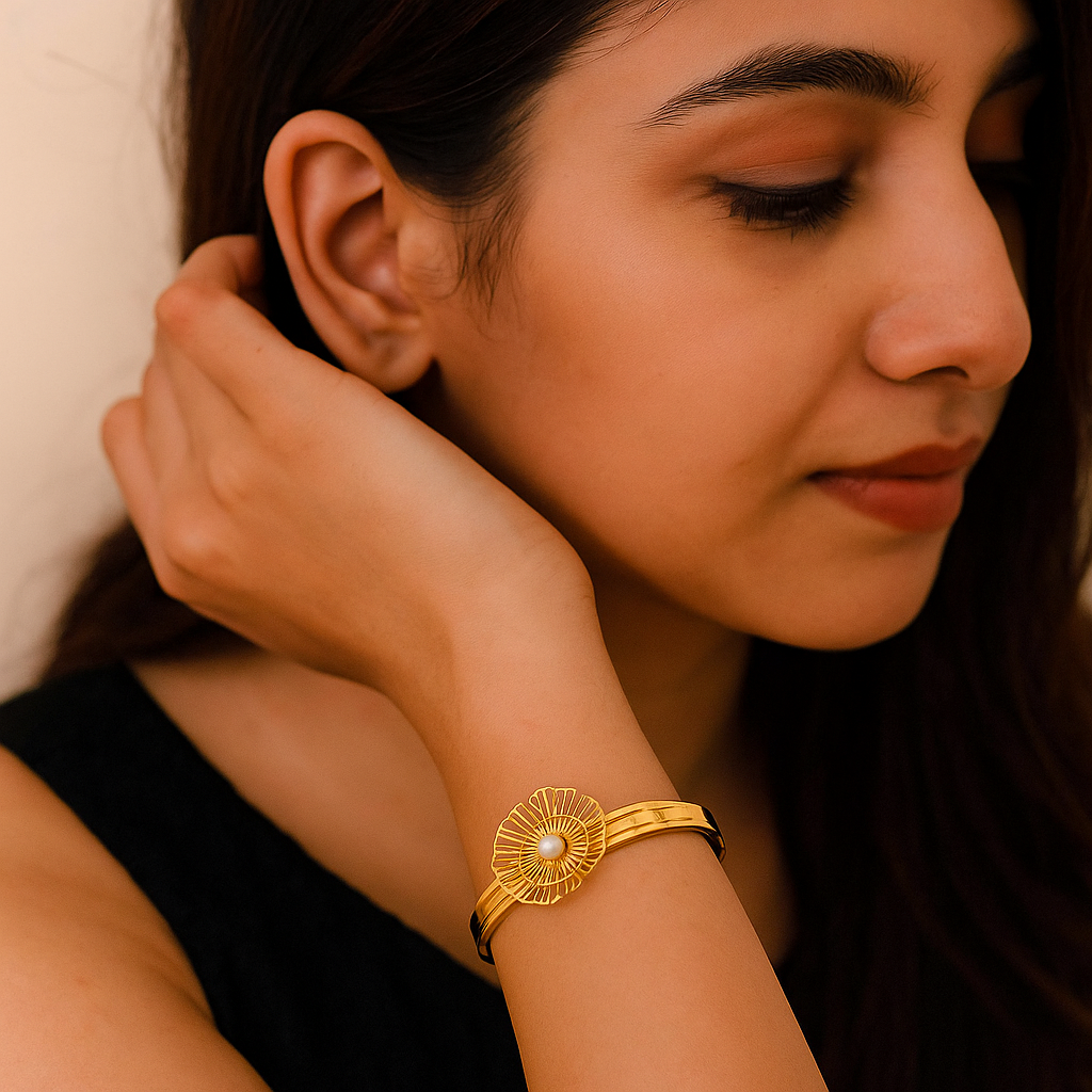 Flora Luxe Bangle Bracelet