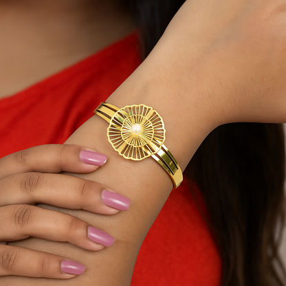 Flora Luxe Bangle Bracelet