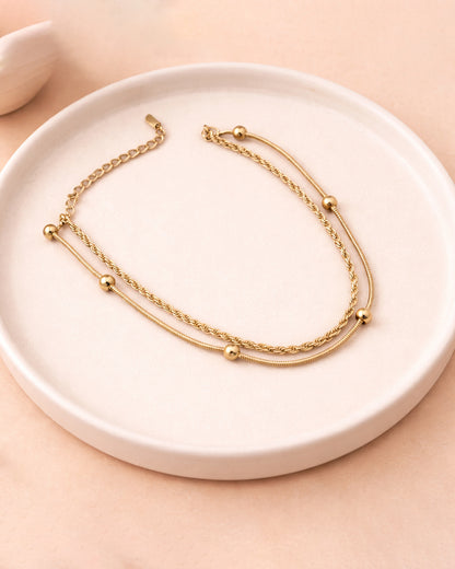 Nitya Anti Tarnish Stainless Steel Anklet