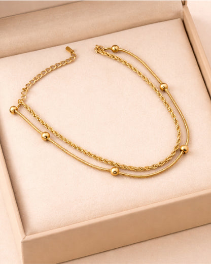 Nitya Anti Tarnish Stainless Steel Anklet