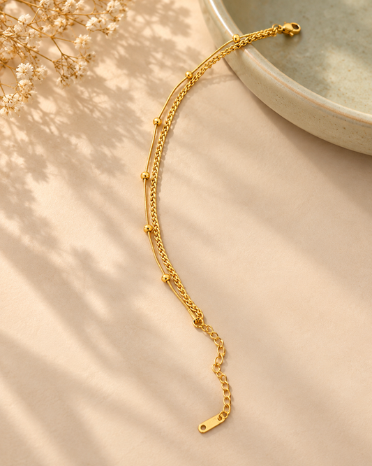 Nitya Anti Tarnish Stainless Steel Anklet