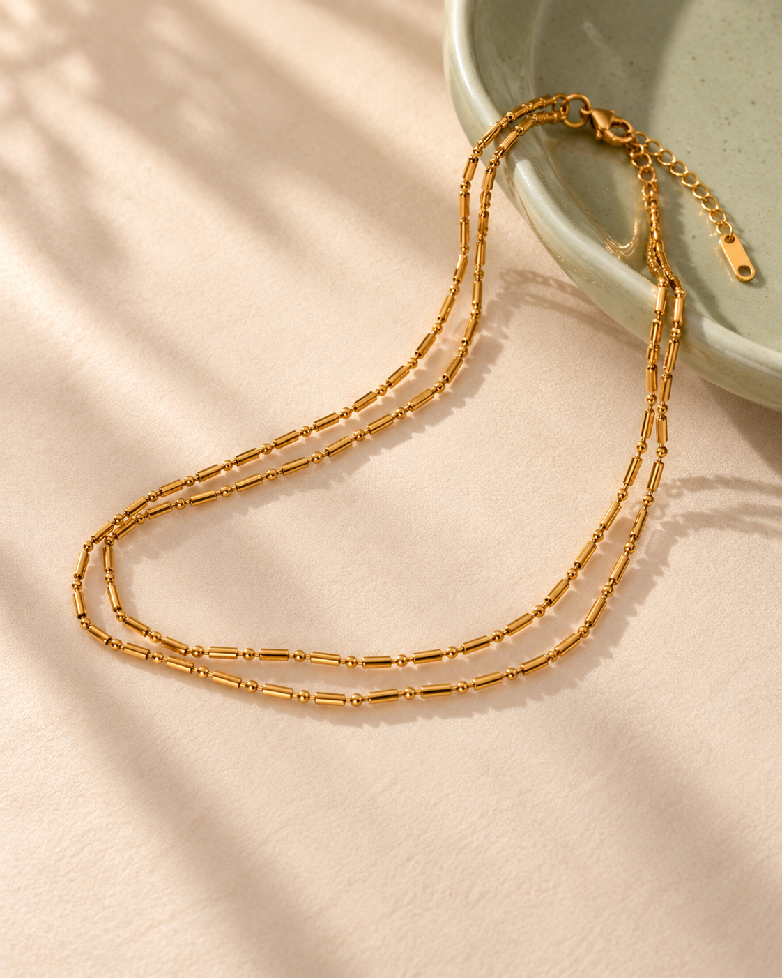 Meher Layered Anklet For Women Waterproof Anti-Tarnish Anklet