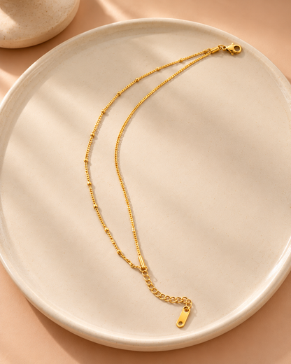 Sleek Layers Anklet Minimalist Anti-Tarnish Stainless Steel Anklet