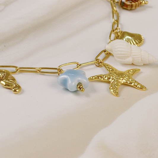 Ocean Love Charm Necklace