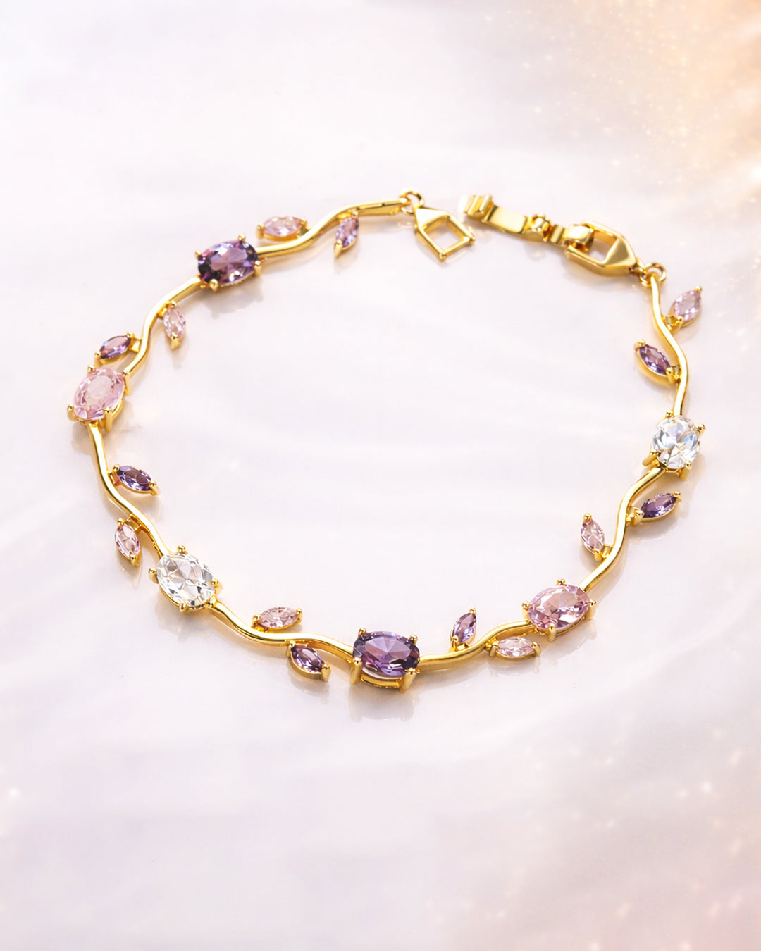 Multi Color Blush Tulip Bracelet