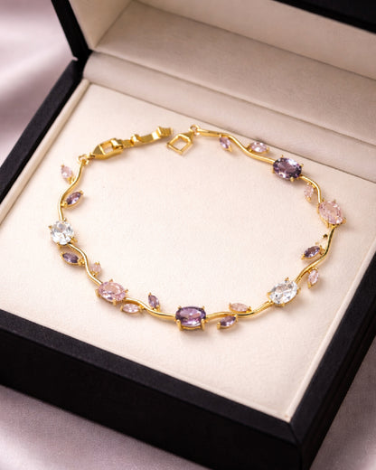 Multi Color Blush Tulip Bracelet