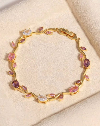 Multi Color Blush Tulip Bracelet