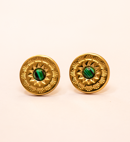 Sol Dots Stud Stainless Steel Earrings