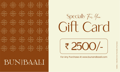 Bunandbaali Digital Gift Card