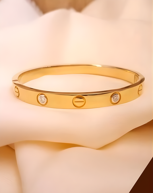 Cartier Stainless Steel Bangle Bracelet