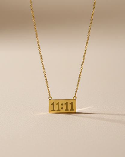 11:11 Angel Number Stainless Steel Neckchain