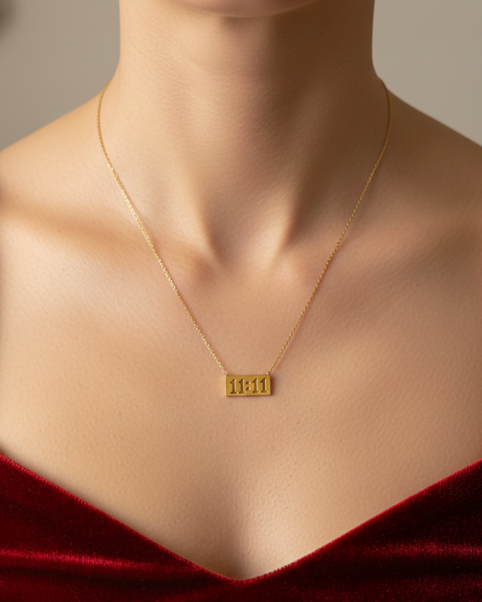 11:11 Angel Number Stainless Steel Neckchain