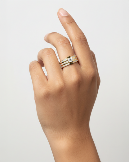 Imperial Shine Anti Tarnish Stainless Steel Ring