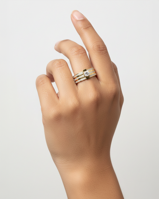 Imperial Shine Anti Tarnish Stainless Steel Ring